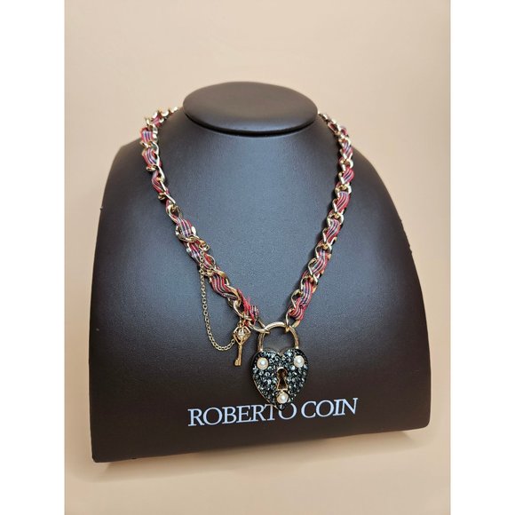 Betsey Johnson Lock & Key Necklace - Picture 4 of 7
